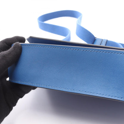 HERMES Jypsiere Mini Veau Swift Bag, Blue