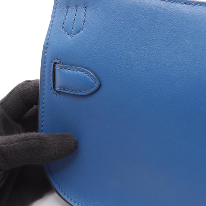 HERMES Jypsiere Mini Veau Swift Bag, Blue