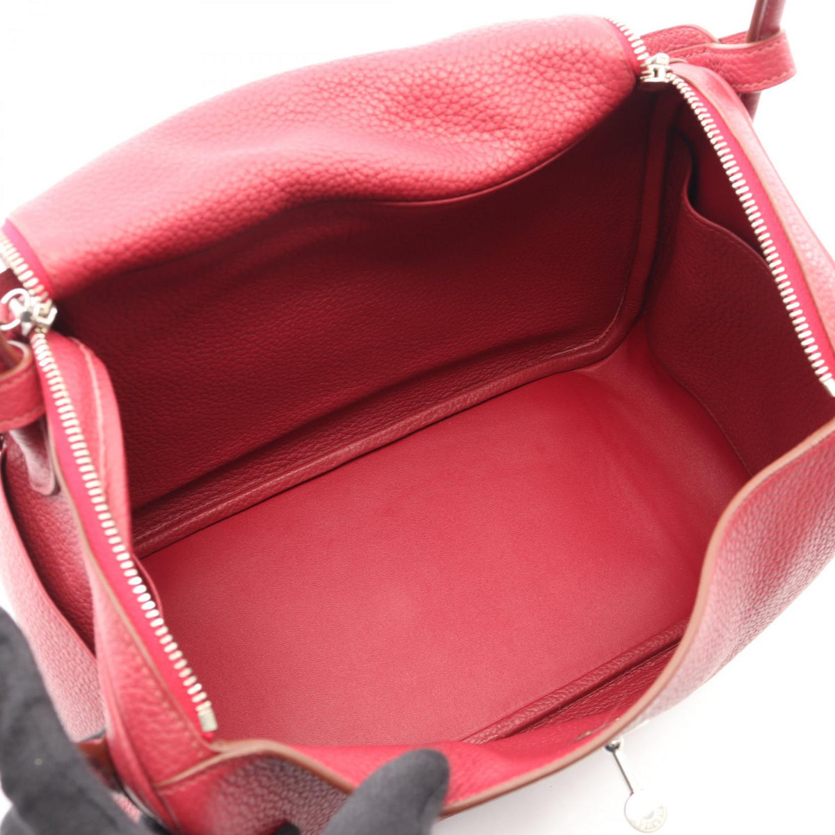 HERMES Lindy 30 Ruby Clemence Bag SPHW