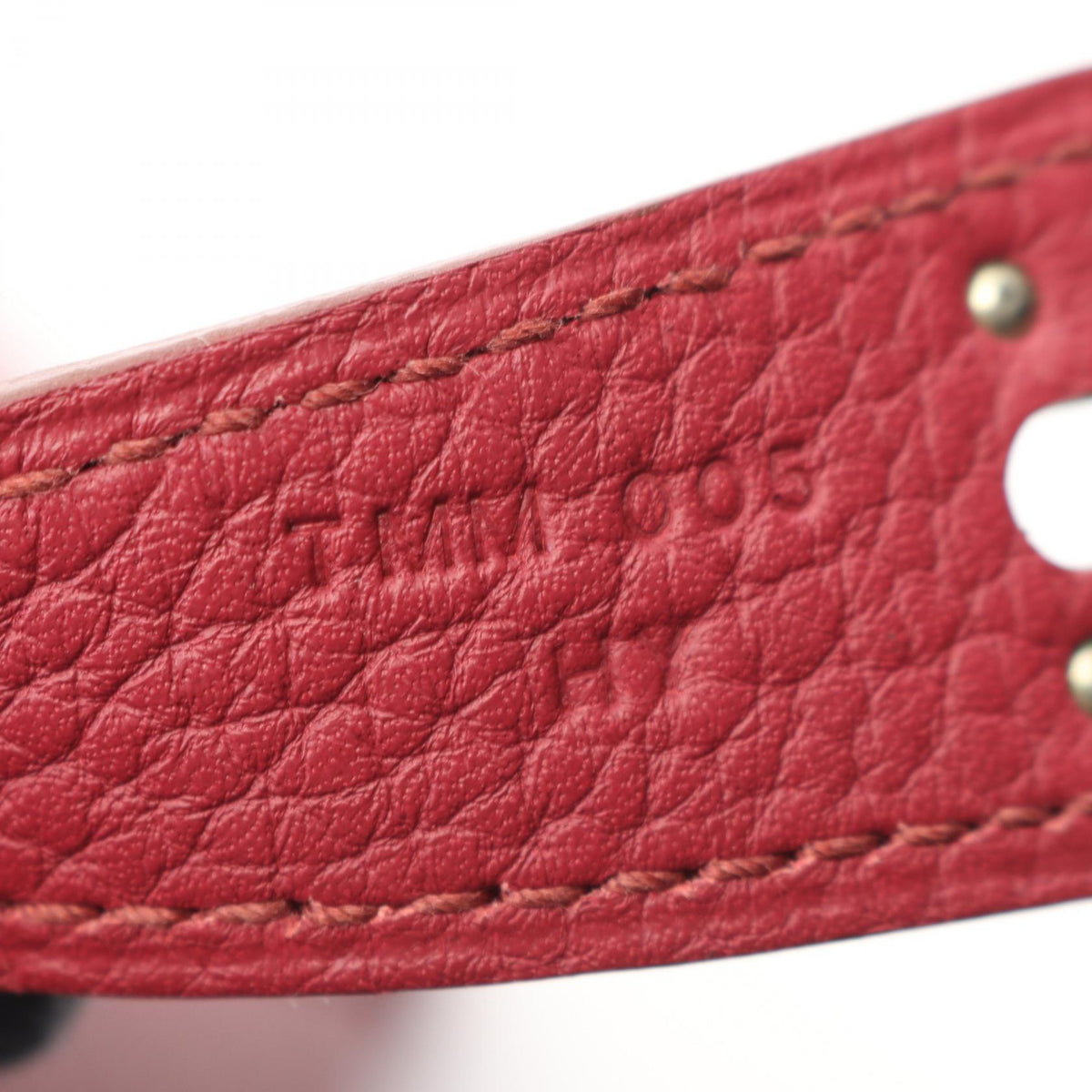 HERMES Lindy 30 Ruby Clemence Bag SPHW