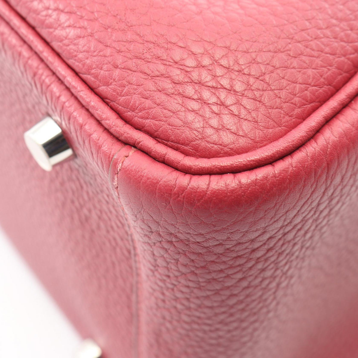HERMES Lindy 30 Ruby Clemence Bag SPHW