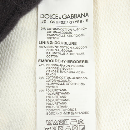 DOLCE & GABBANA Camo Half-Zip Hoodie Size S