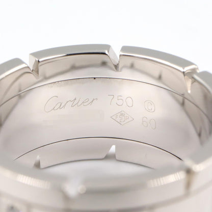 CARTIER Tank Française LM K18WG Diamond Ring Size JP 19