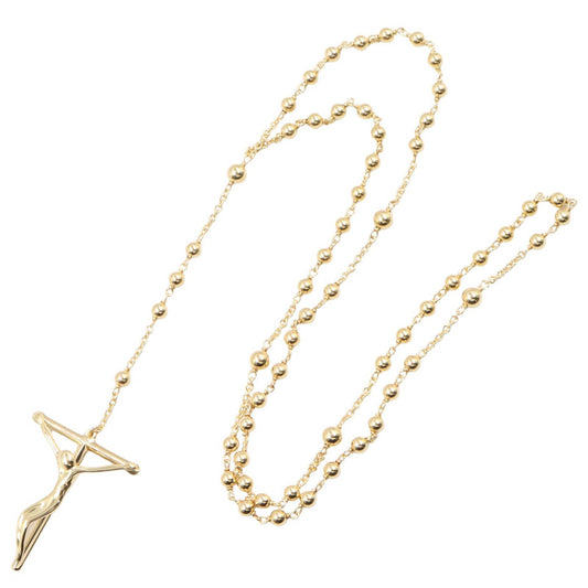 TIFFANY&CO K18 Yellow Gold Rosary Necklace