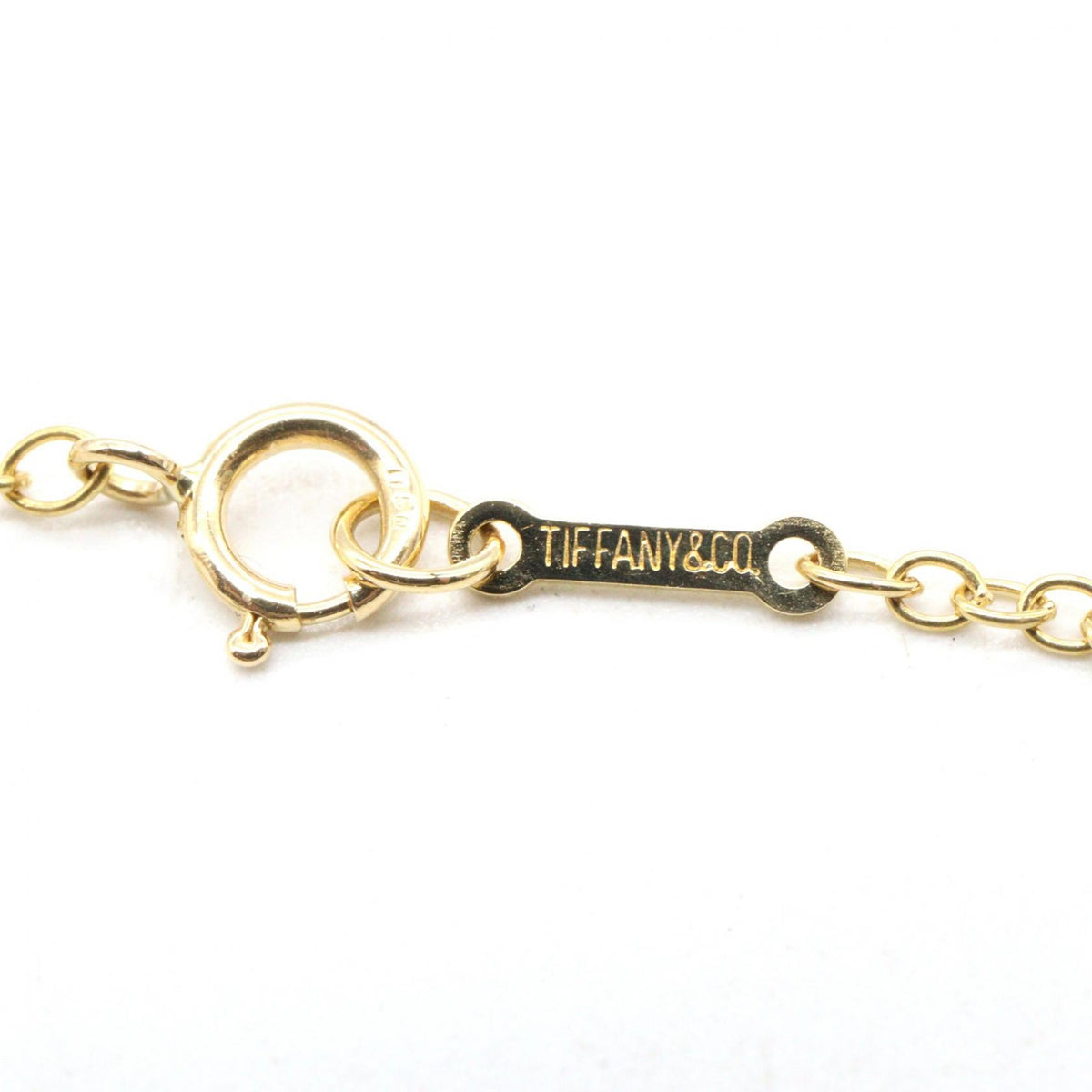 TIFFANY&CO Beans 5 Motif K18 Gold Necklace