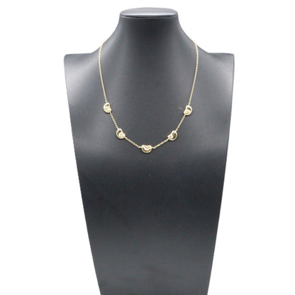 TIFFANY&CO Beans 5 Motif K18 Gold Necklace