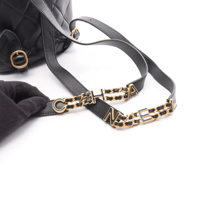 CHANEL CHANEL 19 Lambskin Backpack Black