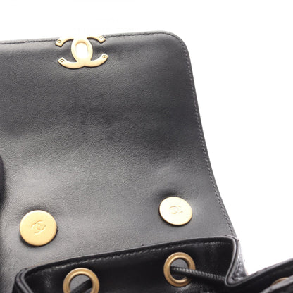 CHANEL CHANEL 19 Lambskin Backpack Black
