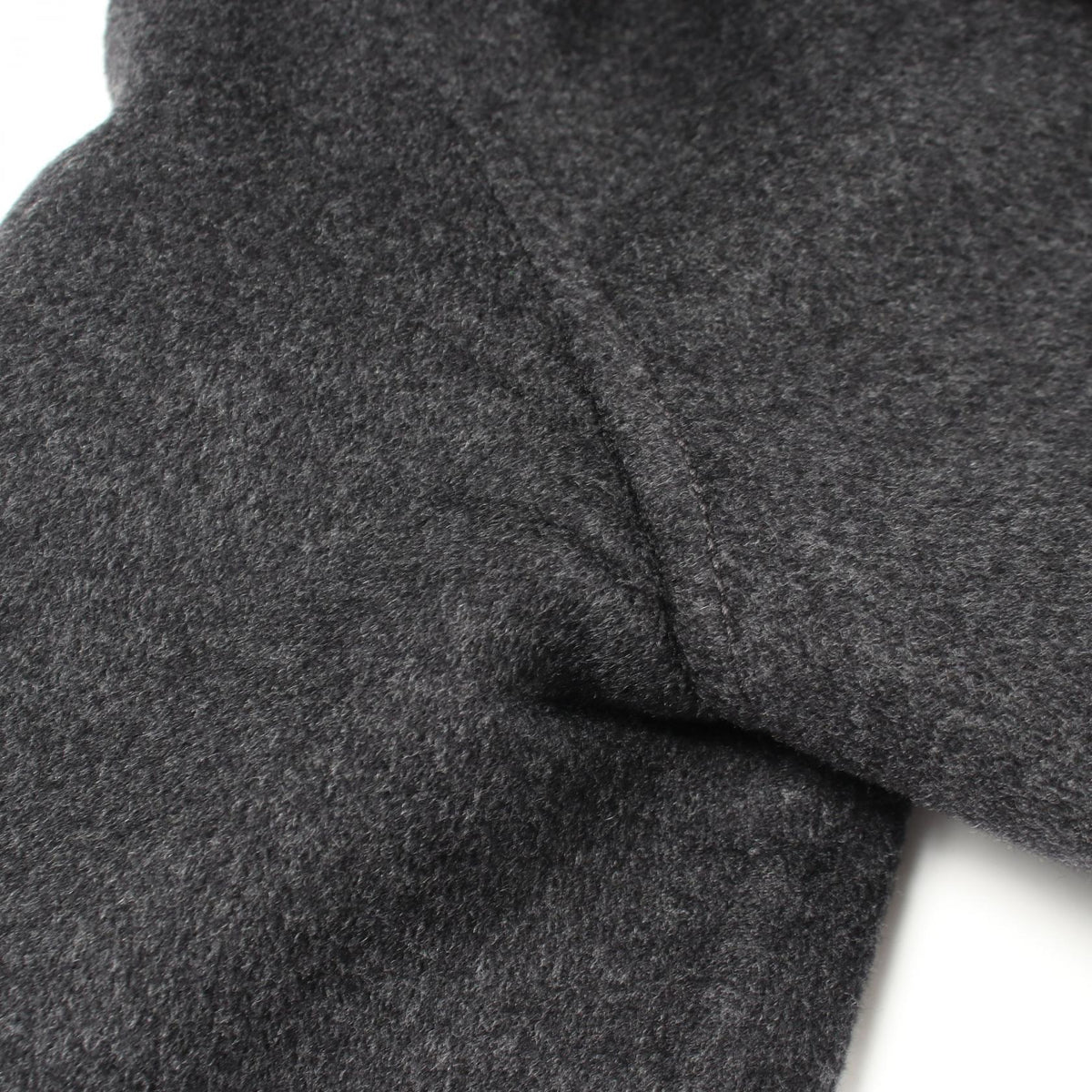 LOUIS VUITTON Hooded Giant Monogram Wool Wrap Coat Size 36