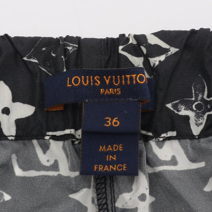 LOUIS VUITTON Monogram Nylon Shorts Size 36