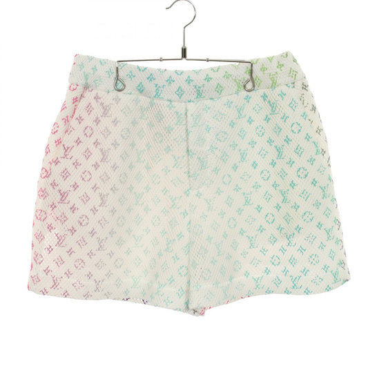 OFF LV Amen Break Gradient Monogram Mesh Shorts Size 42