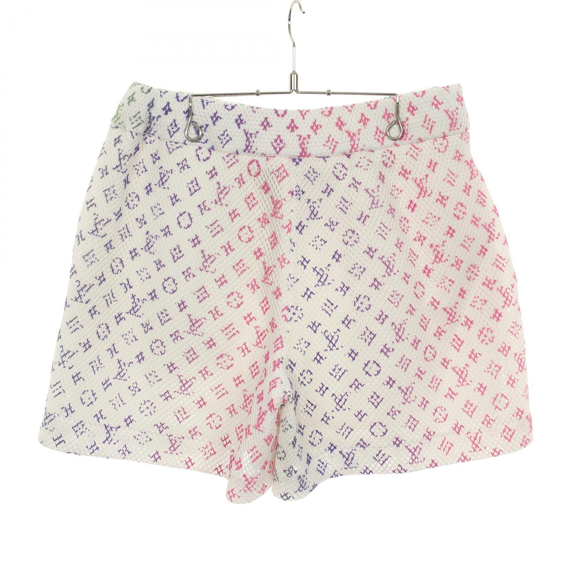 OFF LV Amen Break Gradient Monogram Mesh Shorts Size 42