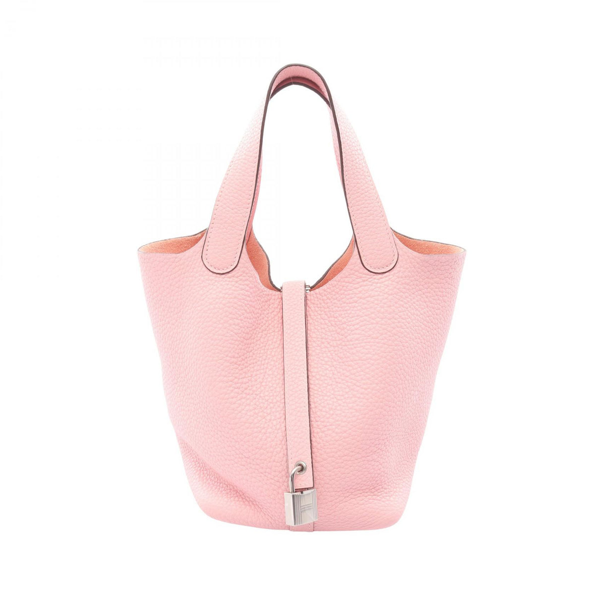 HERMES Picotin Lock PM Rose Handbag Pink