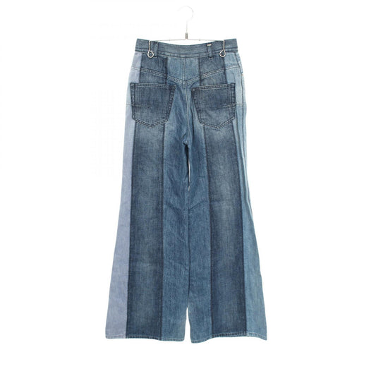 Christian Dior Wide Cotton Jeans Navy Size 36