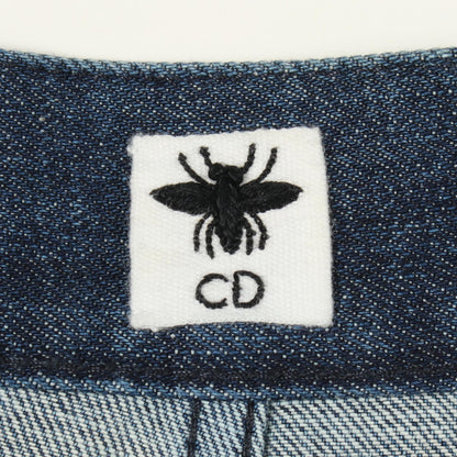 Christian Dior Wide Cotton Jeans Navy Size 36