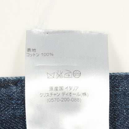 Christian Dior Wide Cotton Jeans Navy Size 36