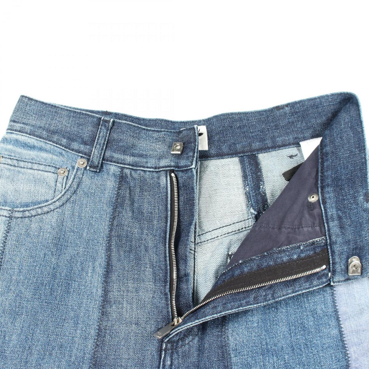 Christian Dior Wide Cotton Jeans Navy Size 36