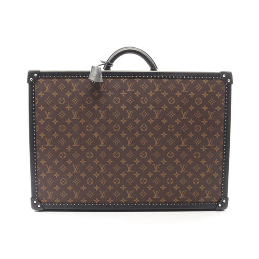 LOUIS VUITTON Alzer 60 Monogram Macassar Suitcase Bag