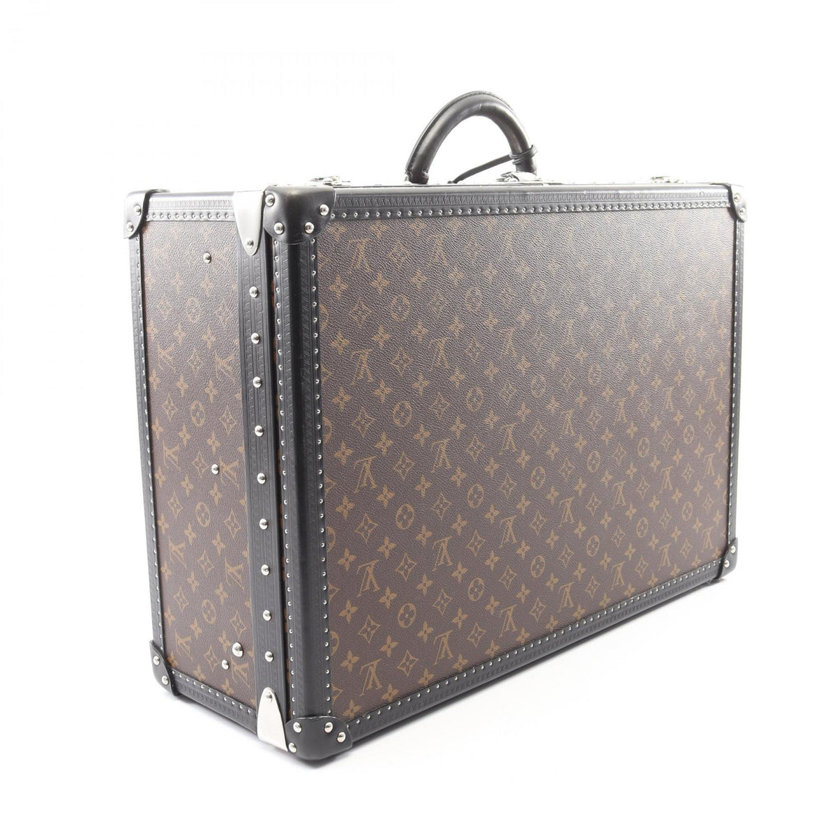 LOUIS VUITTON Alzer 60 Monogram Macassar Suitcase Bag