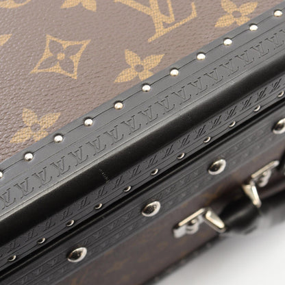 LOUIS VUITTON Alzer 60 Monogram Macassar Suitcase Bag