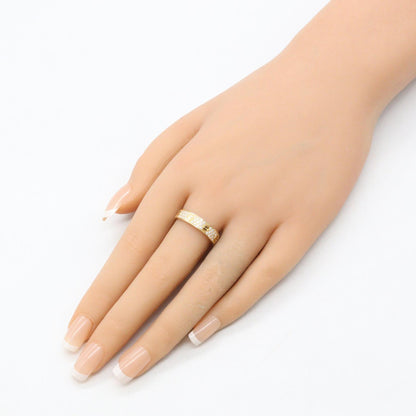 CARTIER 18K Yellow Gold Diamond Love Ring SM Size JP 17