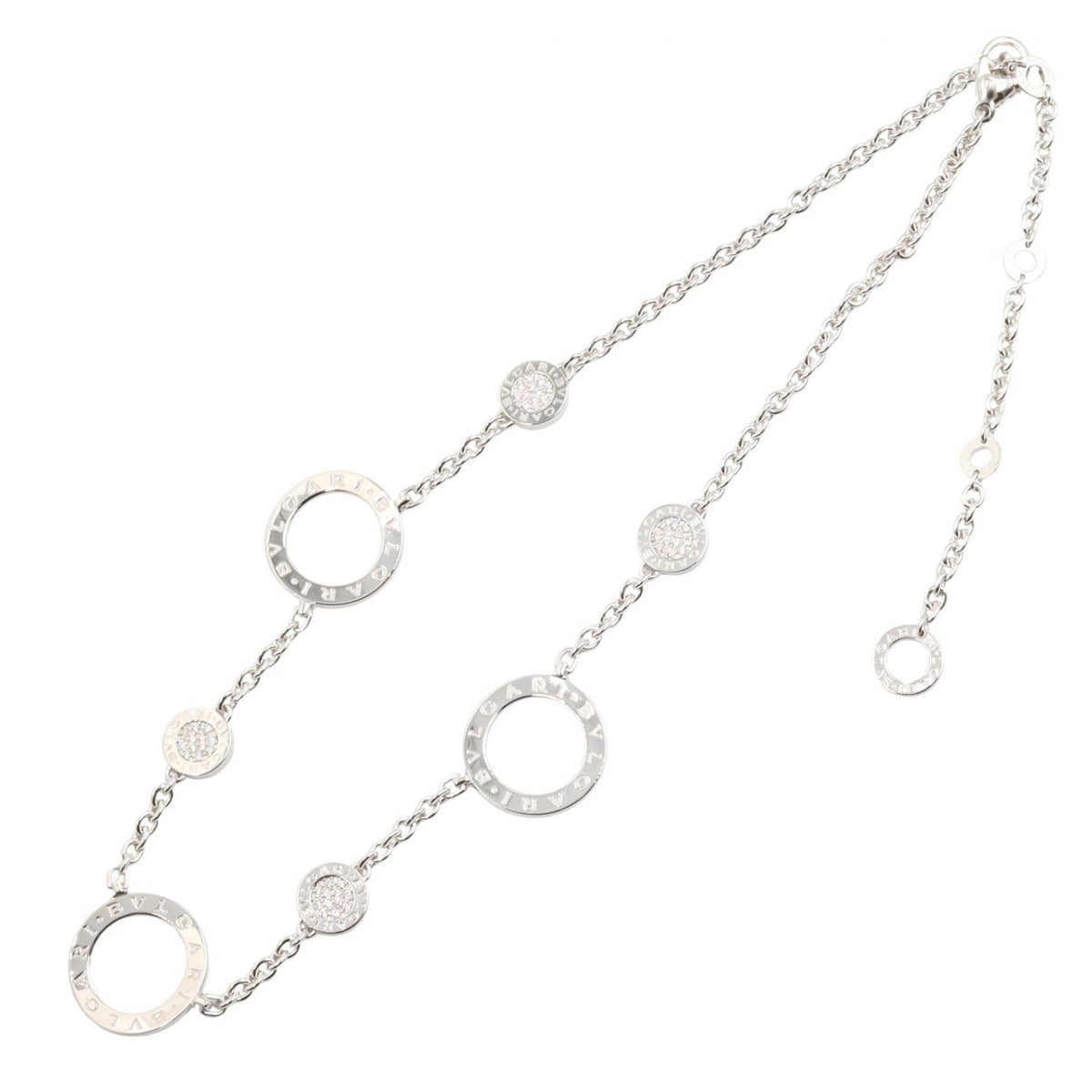 BVLGARI Risortoir Diamond White Gold Necklace
