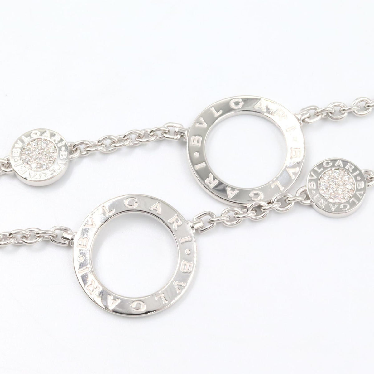 BVLGARI Risortoir Diamond White Gold Necklace