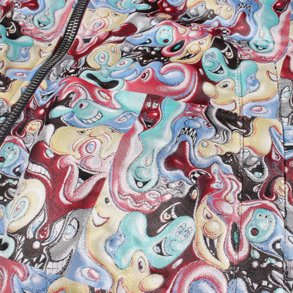 Dior x Kenny Scharf All-Over Print Poly Bomber Gray Size 46