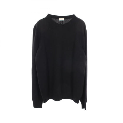 SAINT LAURENT PARIS Distressed Wool Knit Black Size L