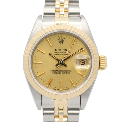 ROLEX Datejust K18 Stainless Bar Watch