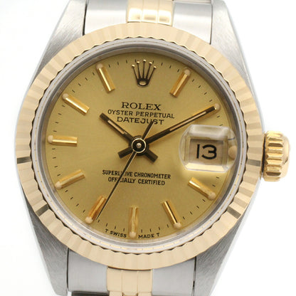 ROLEX Datejust K18 Stainless Bar Watch