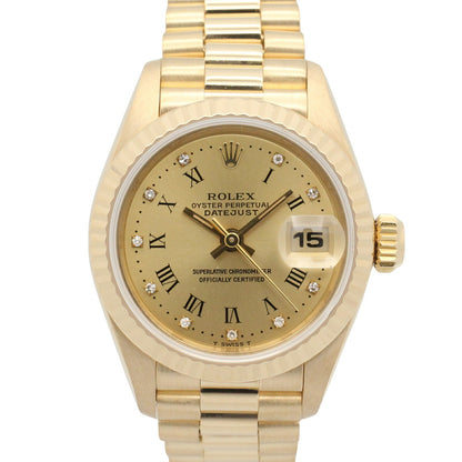 ROLEX Datejust 10-Point Gold 69178G Watch