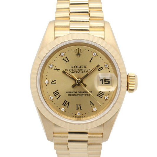 ROLEX Datejust 10-Point Gold 69178G Watch