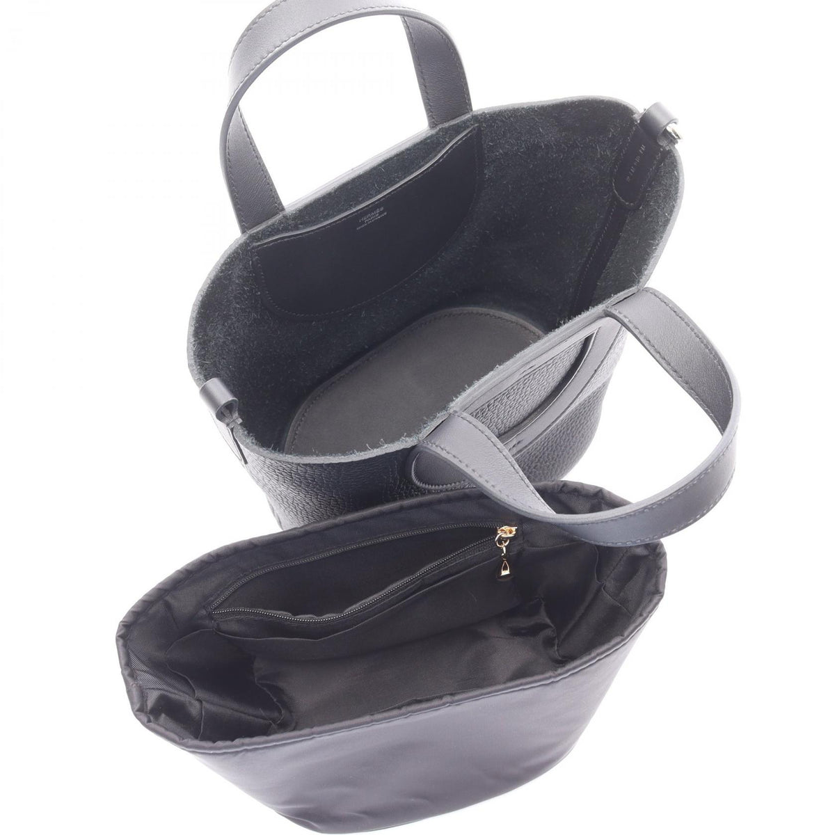 HERMES In-the-Loop 18 Black Handle Bag