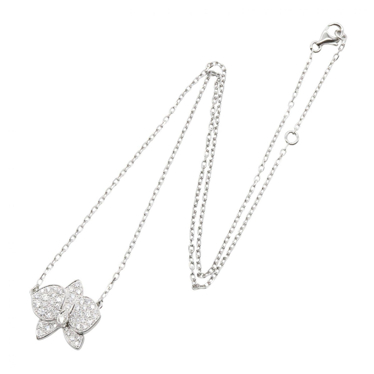 CARTIER 18K White Gold Diamond Necklace