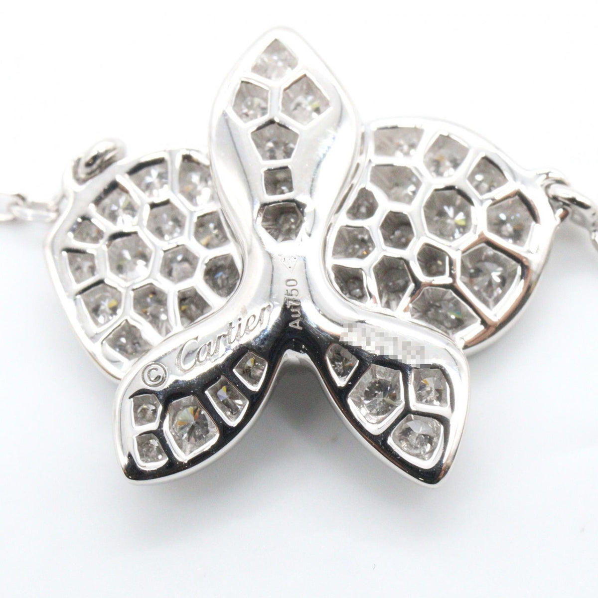CARTIER 18K White Gold Diamond Necklace