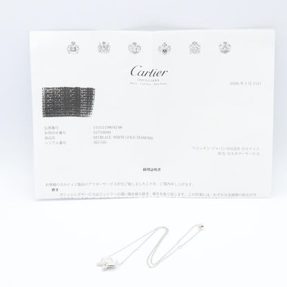 CARTIER 18K White Gold Diamond Necklace