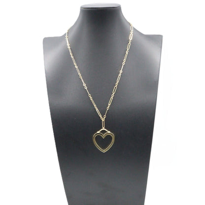 TIFFANY&CO Open Heart K18 Gold Necklace