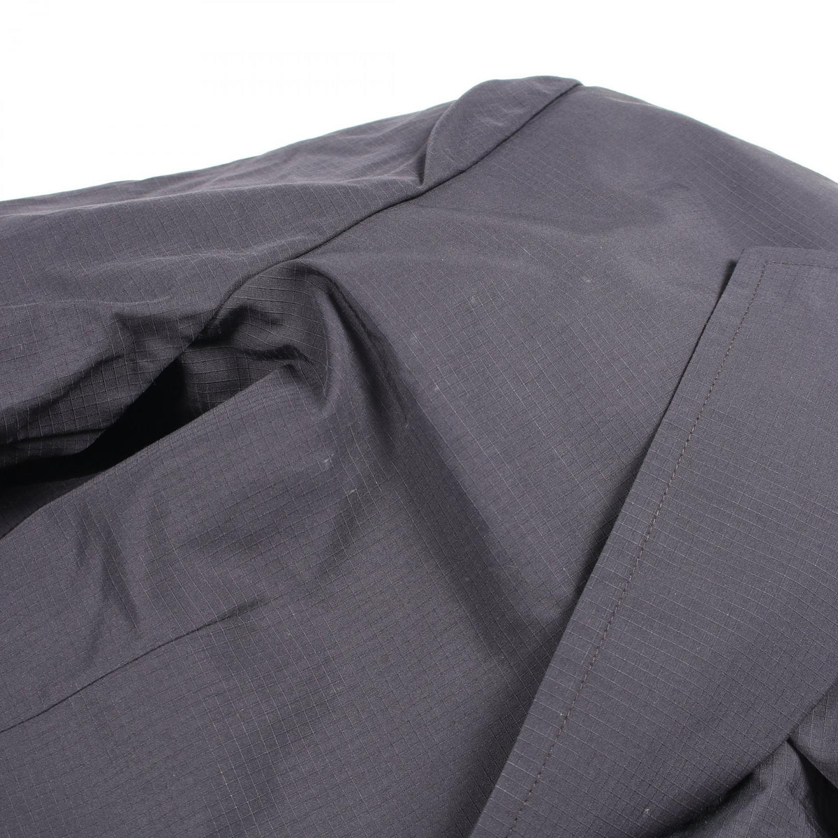 HERMES Cotton Poly Blazer Navy Size 50
