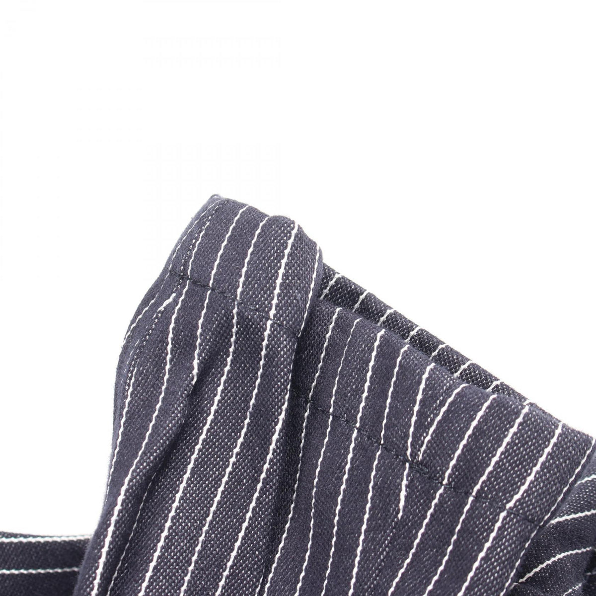Dior BEE Embroidery Stripe Silk Cotton Up Blue Shirt Size 44