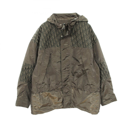 Dior Oblique Hooded Nylon Jacket Green Size 48