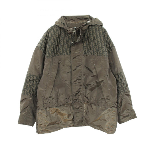 Dior Oblique Hooded Nylon Jacket Green Size 48