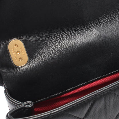 CHANEL Matelasse Leather Bag Black