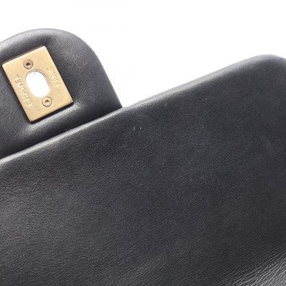 CHANEL Matelasse Leather Bag Black