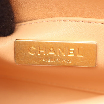 CHANEL Matelasse Top Handle 2WAY Bag Pink