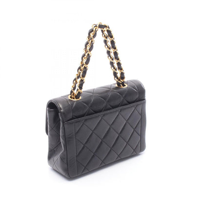 CHANEL Matelasse Mini Lambskin Bag Black