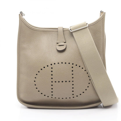 HERMES Evelyne III PM Shoulder Bag Green