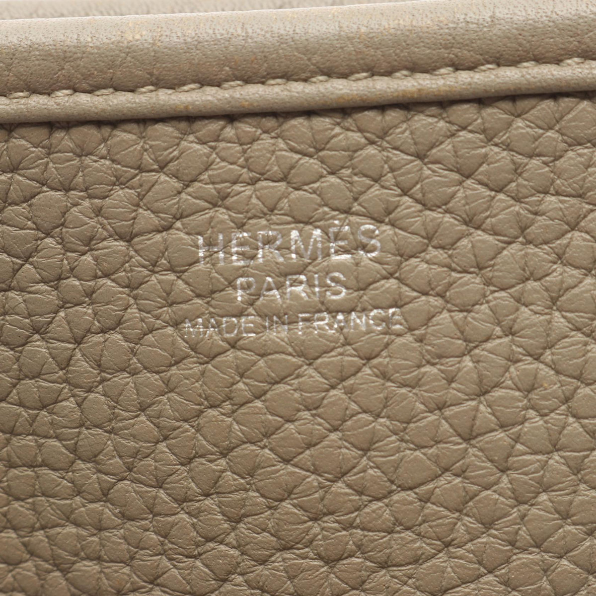 HERMES Evelyne III PM Shoulder Bag Green