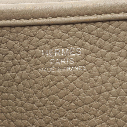 HERMES Evelyne III PM Shoulder Bag Green