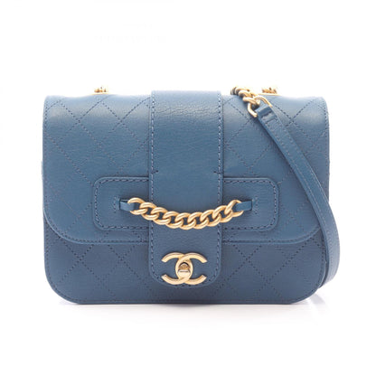 CHANEL Matelasse Caviar Skin Bag Blue